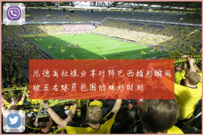 厄德高社媒分享对阵巴西精彩瞬间被五名球员包围的绝妙时刻
